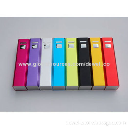 Promotion item for Christmas, 2,000/2,500/2,600mAh metal case power bank, multicolor, slim sizeNew